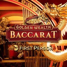 Live Dealer logo of Golden Wealth Baccarat from Evolution at Cleobetra Casino