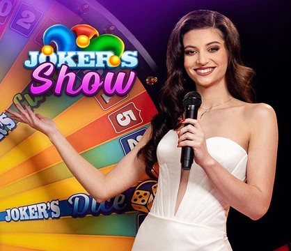 Live Dealer logo of Joker’s Show from Skywind Group at Cleobetra Casino