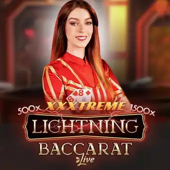 Try Lightning Baccarat slot by Evolution on cleobetra-casino.at – logo image