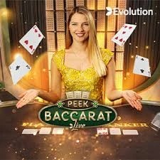 Peek Baccarat logo by Evolution Cleobetra Casino