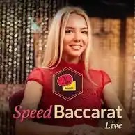 Speed Baccarat A game by Evolution – logo hosted on Cleobetra Casino